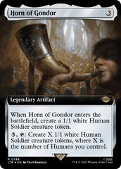 Horn of Gondor (Extended Art) (Surge Foil) [The Lord of the Rings: Tales of Middle-Earth] | Chromatic Games