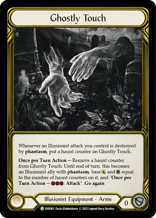 Ghostly Touch (Golden) [FAB085] (Promo)  Cold Foil | Chromatic Games