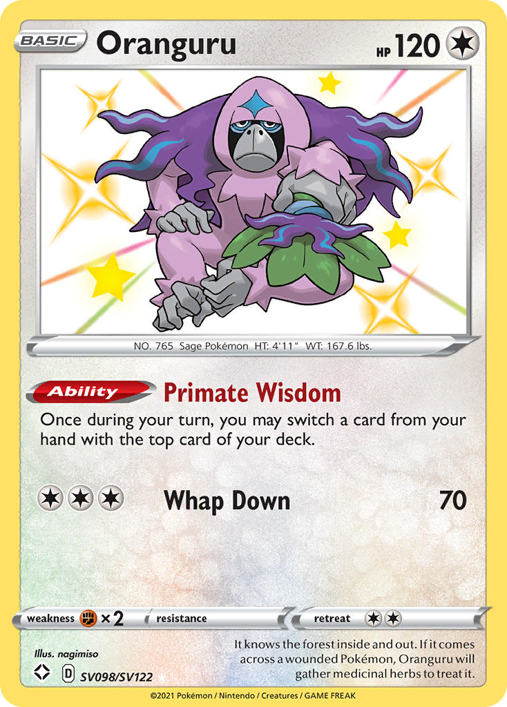 Oranguru (SV098/SV122) [Sword & Shield: Shining Fates] | Chromatic Games