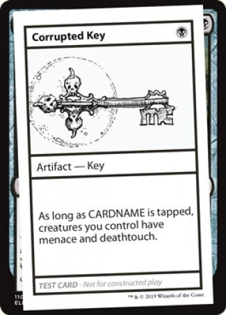 Corrupted Key (2021 Edition) [Mystery Booster Playtest Cards] | Chromatic Games