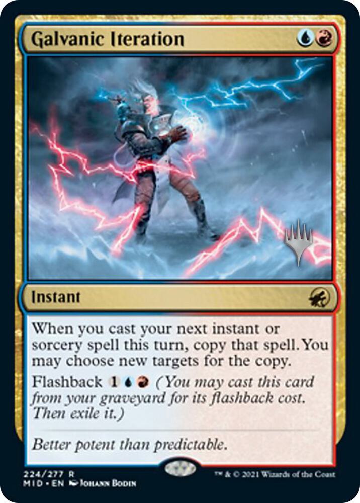 Galvanic Iteration 224p/171 (Promo Pack: Innistrad: Midnight Hunt)  | Chromatic Games