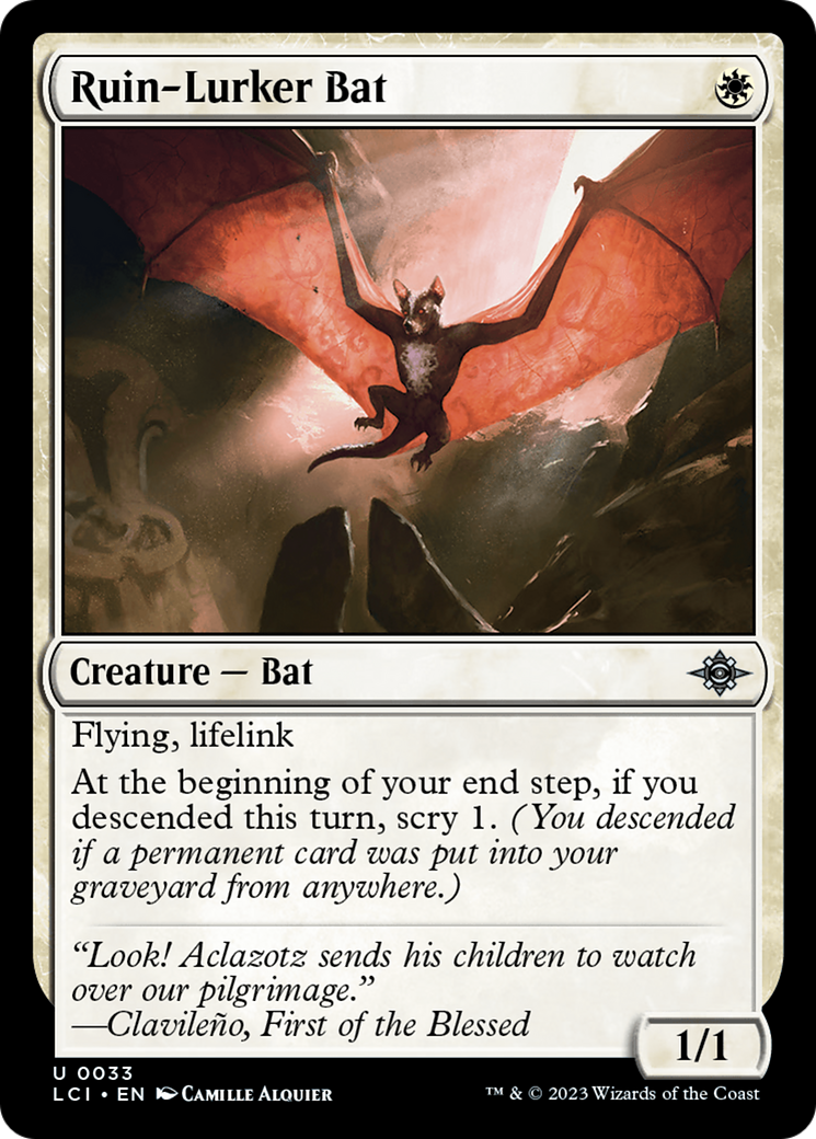 Ruin-Lurker Bat [The Lost Caverns of Ixalan] | Chromatic Games