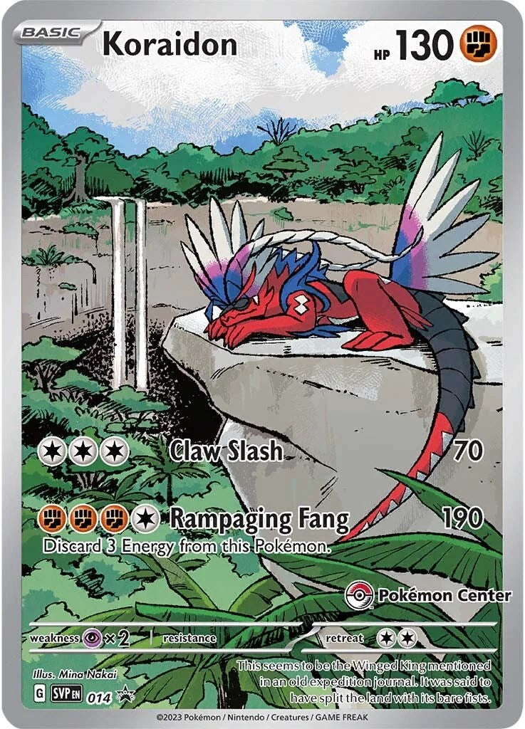 Koraidon (124/198) (Pokemon Center Exclusive) [Scarlet & Violet: Black Star Promos] | Chromatic Games