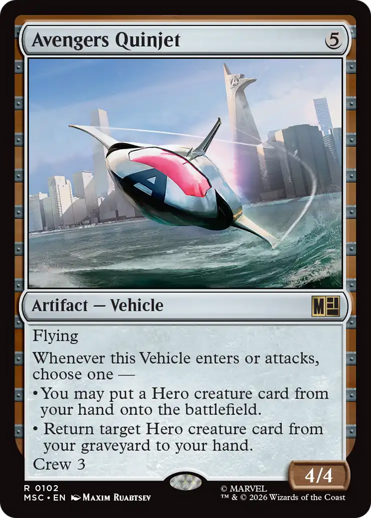 Avengers Quinjet [Marvel Super Heroes Commander] | Chromatic Games