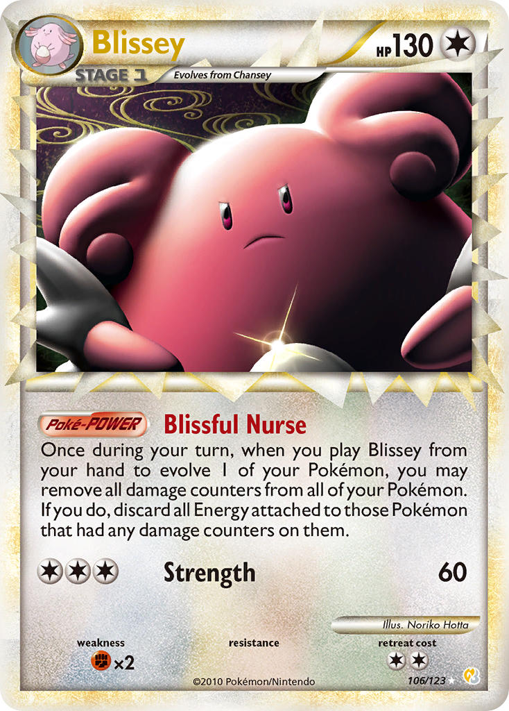 Blissey (106/123) [HeartGold & SoulSilver: Base Set] | Chromatic Games