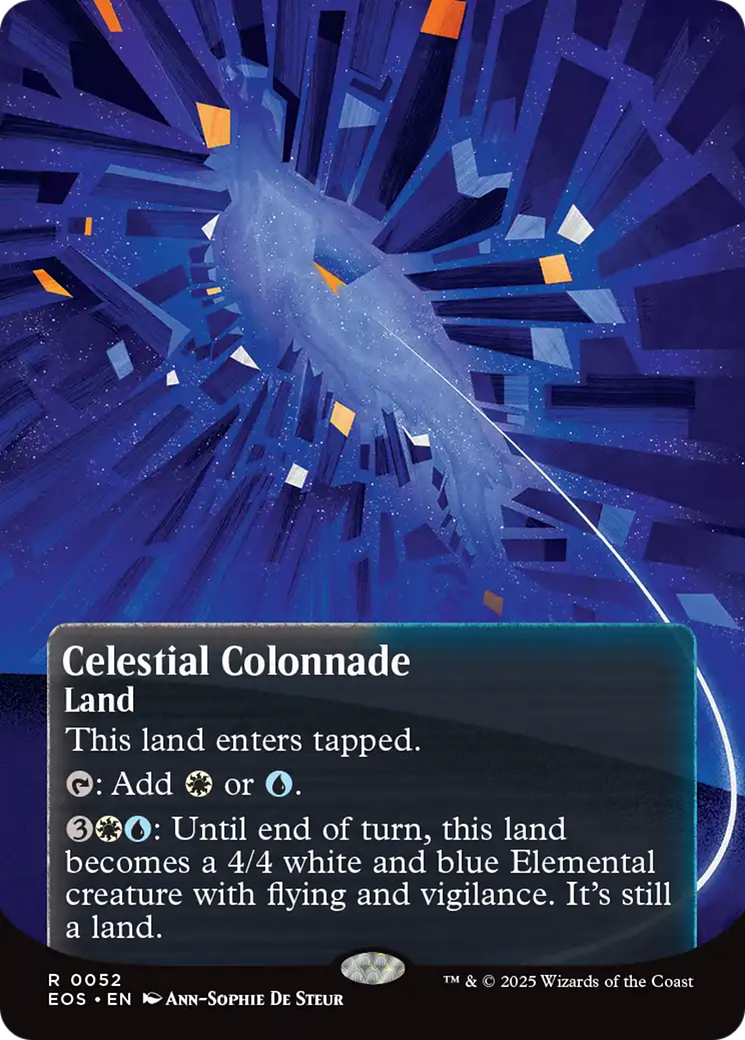 Celestial Colonnade (0052) (Borderless) [Edge of Eternities: Stellar Sights] | Chromatic Games