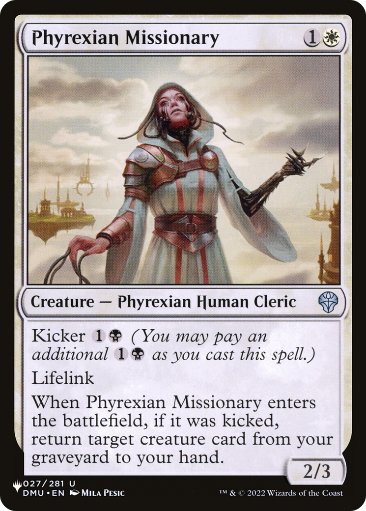 Phyrexian Missionary [The List] | Chromatic Games