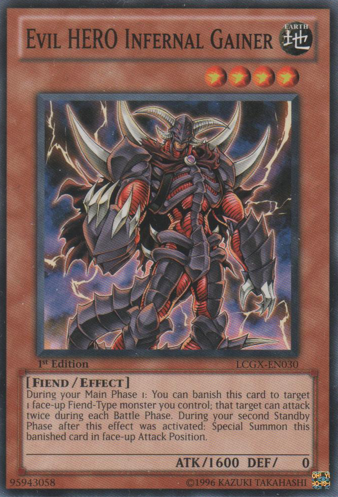 Evil HERO Infernal Gainer [LCGX-EN030] Common | Chromatic Games