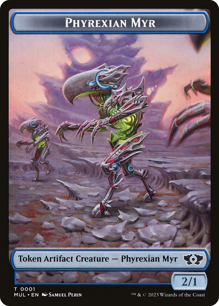 Phyrexian Myr // Phyrexian Hydra (11) Double-Sided Token [March of the Machine Tokens] | Chromatic Games