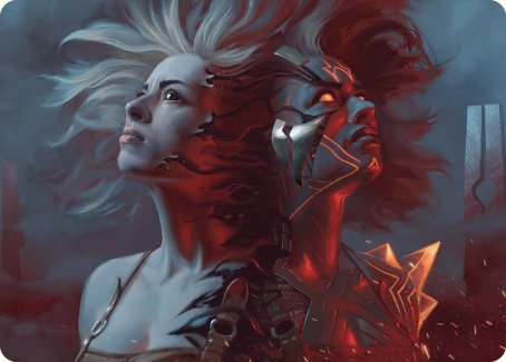 Thrill of Possibility Art Card [Phyrexia: All Will Be One Art Series] | Chromatic Games