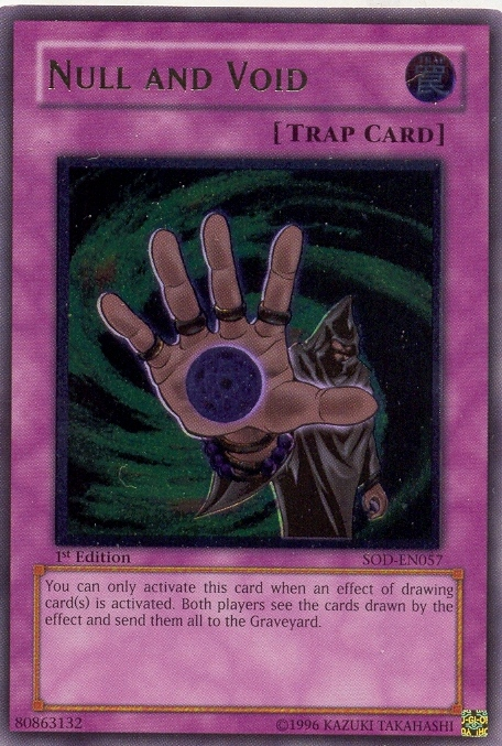 Null and Void [SOD-EN057] Ultimate Rare | Chromatic Games