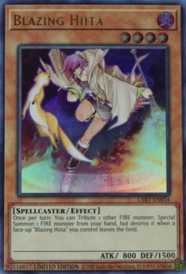 Blazing Hiita [LART-EN034] Common | Chromatic Games
