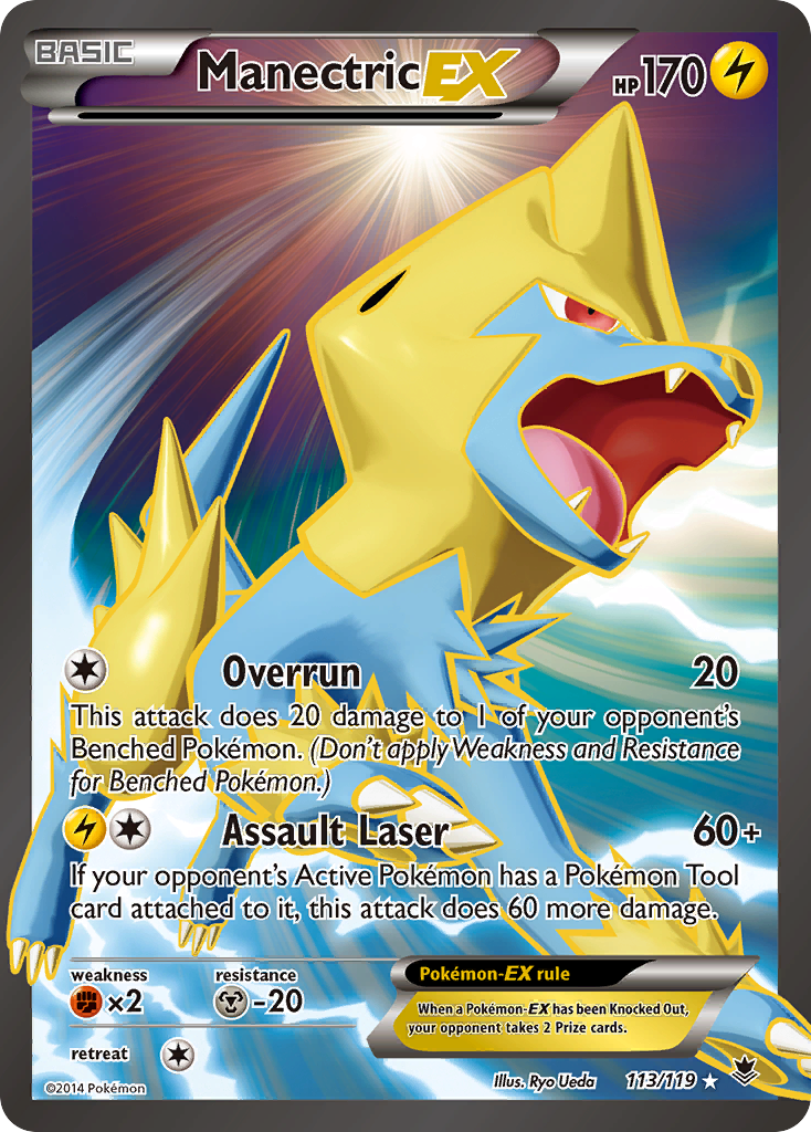 Manectric EX (113/119) [XY: Phantom Forces] | Chromatic Games