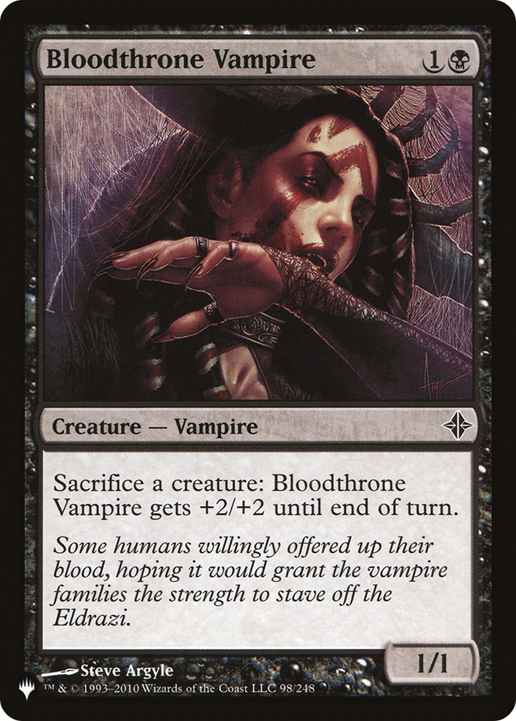 Bloodthrone Vampire [The List Reprints] | Chromatic Games