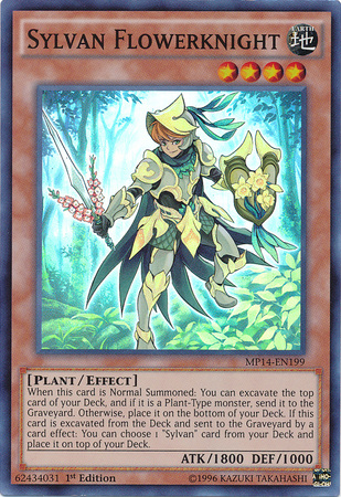 Sylvan Flowerknight [MP14-EN199] Super Rare | Chromatic Games