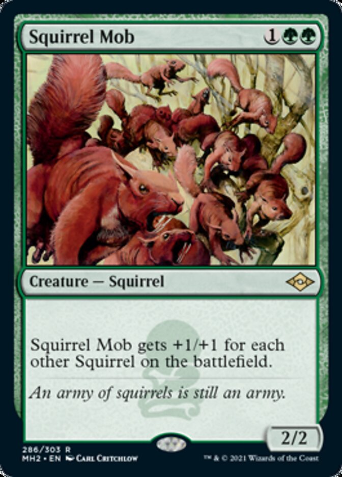 Squirrel Mob (Foil Etched) [Modern Horizons 2] | Chromatic Games