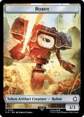 Robot // Treasure (019) Double-Sided Token [Fallout Tokens] | Chromatic Games