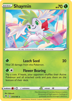 Shaymin (015/185) [Sword & Shield: Vivid Voltage] | Chromatic Games