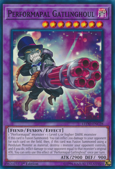 Performapal Gatlinghoul [LEDD-ENC28] Common | Chromatic Games