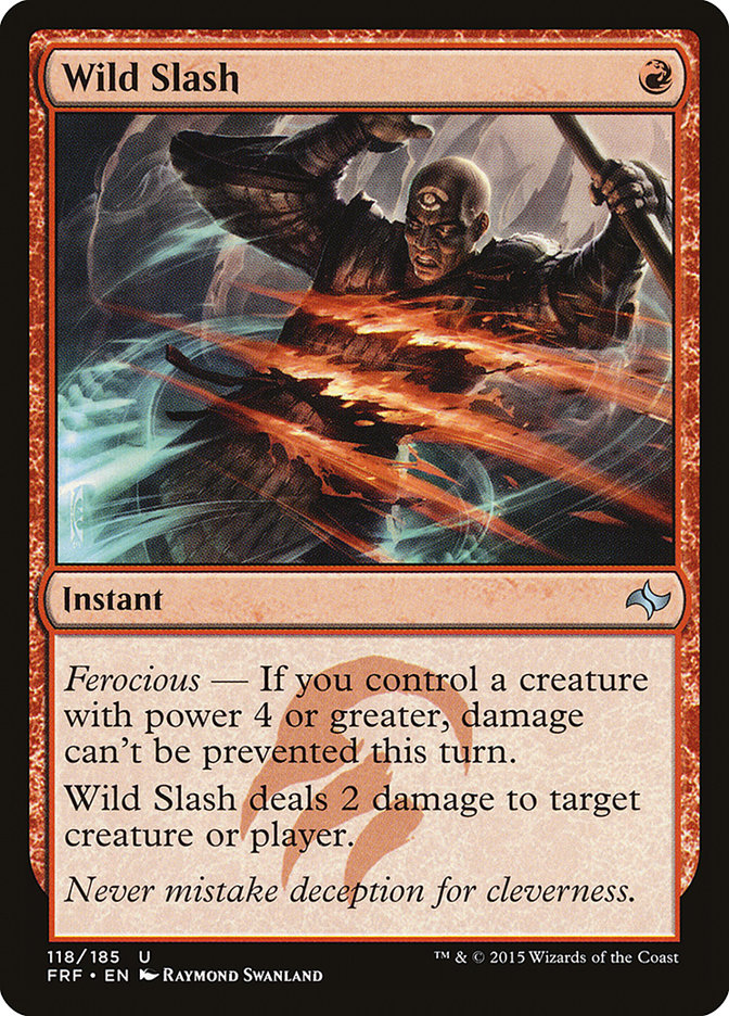 Wild Slash 118/185 (Fate Reforged)  | Chromatic Games