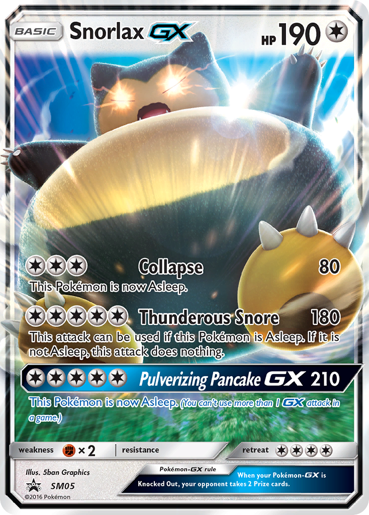Snorlax GX (SM05) [Sun & Moon: Black Star Promos] | Chromatic Games