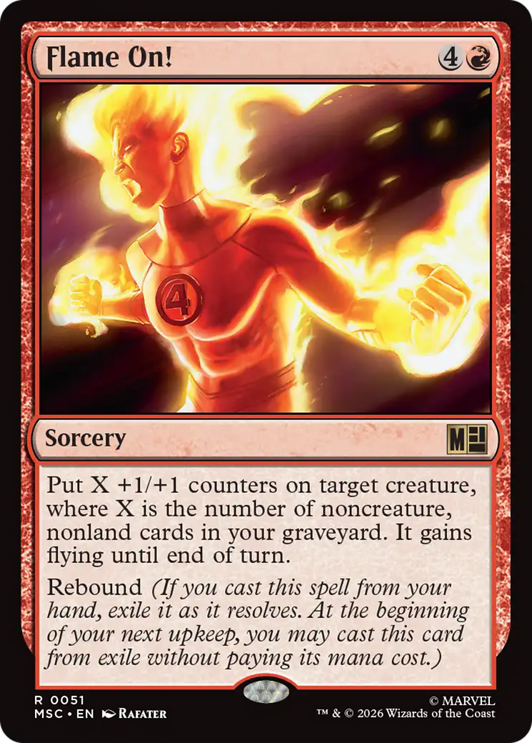 Flame On! (Surge Foil) [Marvel Super Heroes Commander] | Chromatic Games