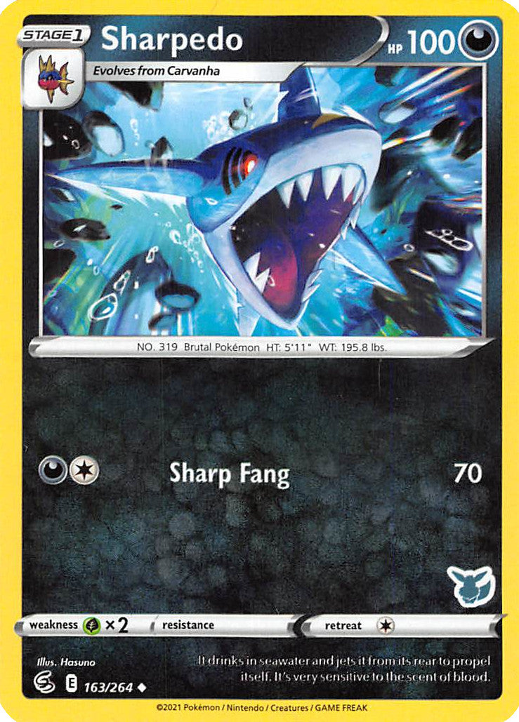 Sharpedo (163/264) (Eevee Deck) [Battle Academy 2022] | Chromatic Games