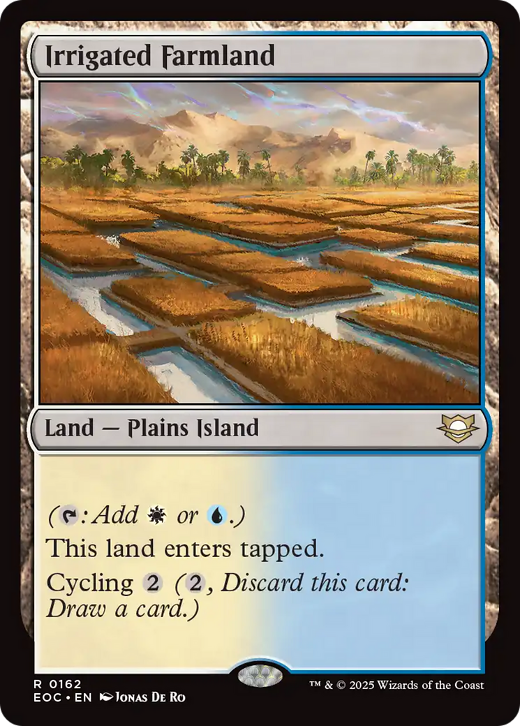 Irrigated Farmland [Edge of Eternities Commander] | Chromatic Games