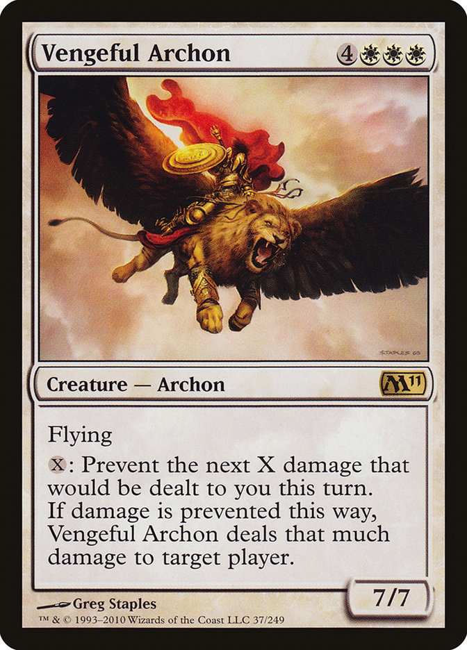 Vengeful Archon 37/249 (Magic 2011 (M11))  | Chromatic Games
