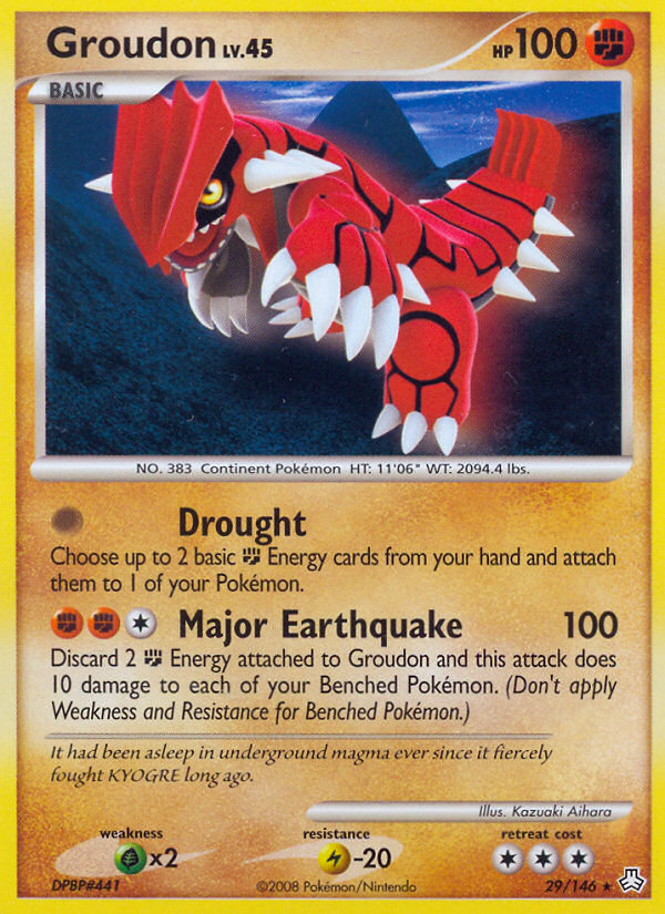 Groudon (29/146) [Diamond & Pearl: Legends Awakened] | Chromatic Games