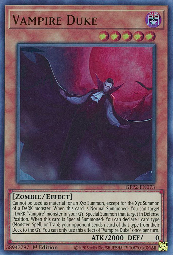Vampire Duke [GFP2-EN073] Ultra Rare | Chromatic Games