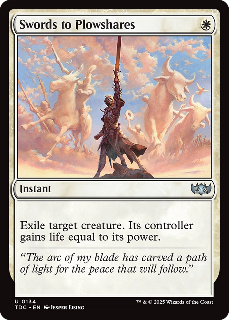 Swords to Plowshares [Tarkir: Dragonstorm Commander] | Chromatic Games