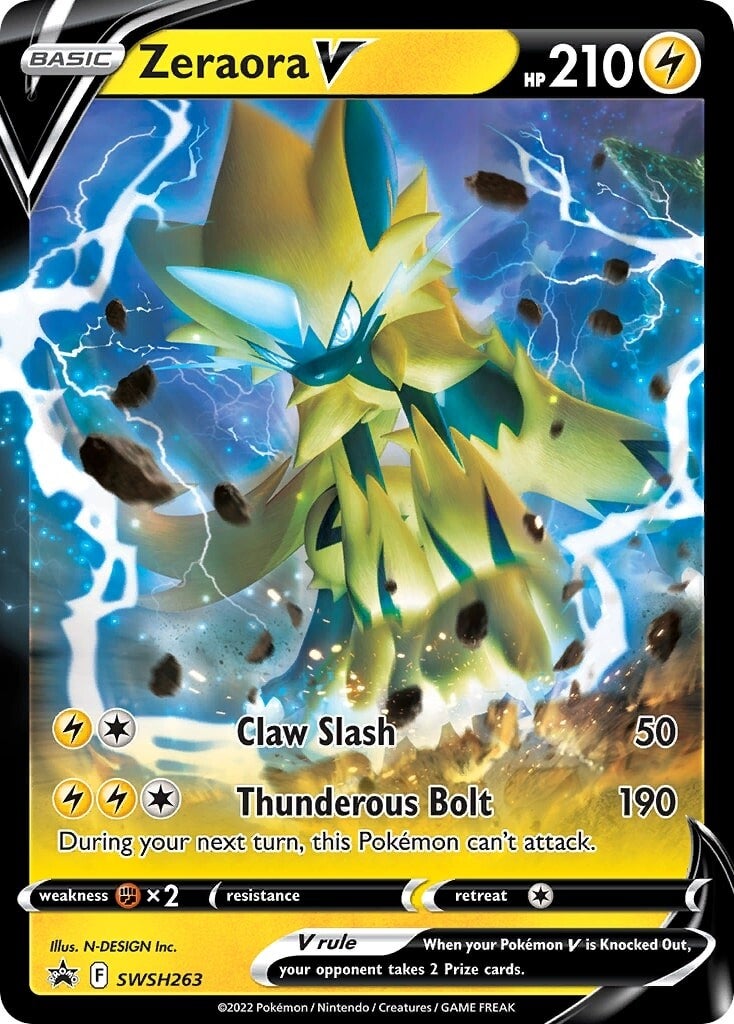 Zeraora V (SWSH263) [Sword & Shield: Black Star Promos] | Chromatic Games