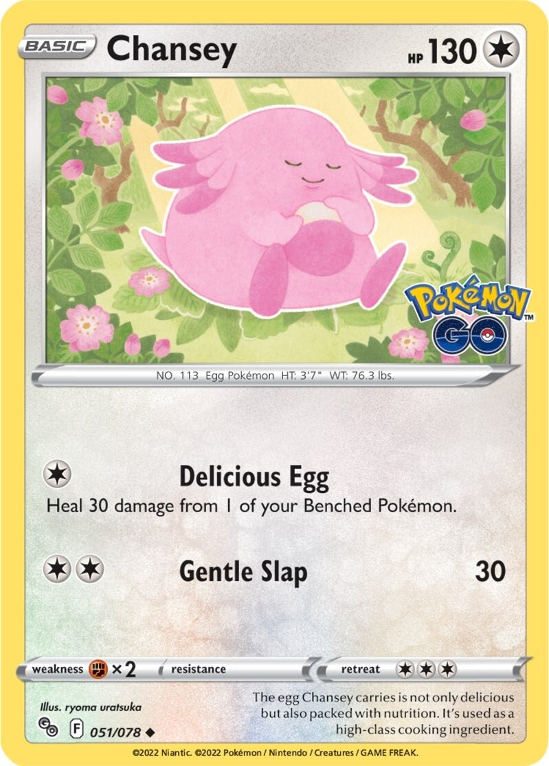 Chansey (051/078) [Pokémon GO] | Chromatic Games