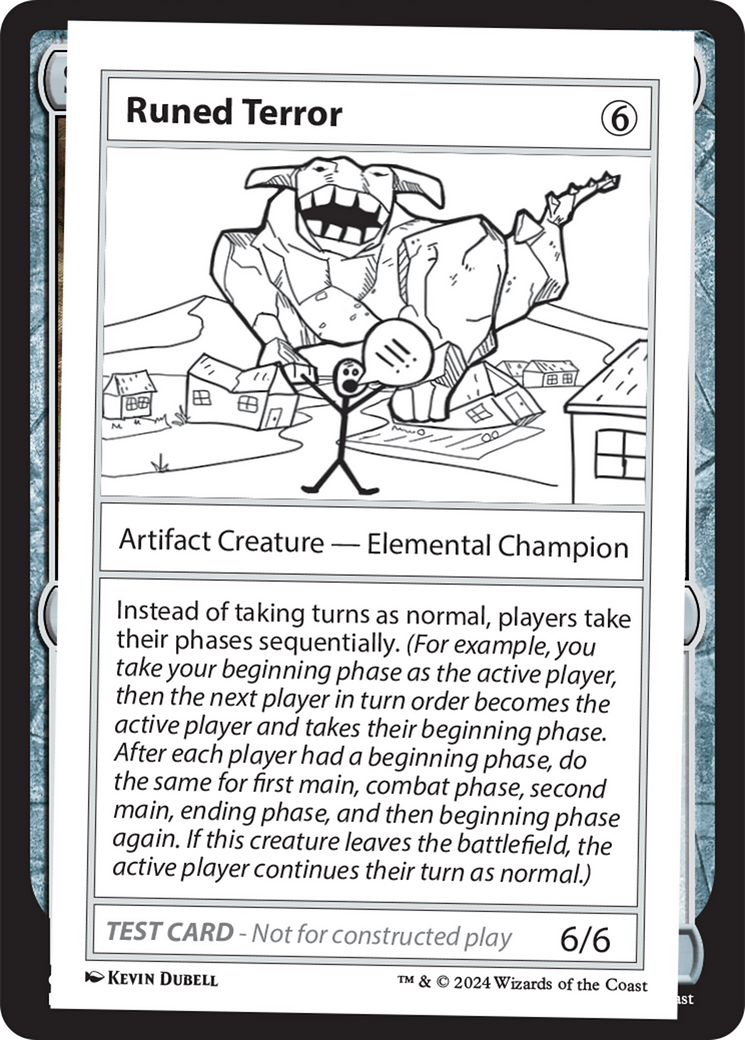 Runed Terror [Mystery Booster 2 Playtest Cards] | Chromatic Games