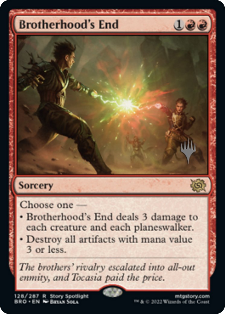 Brotherhood's End (Promo Pack) [The Brothers' War Promos] | Chromatic Games