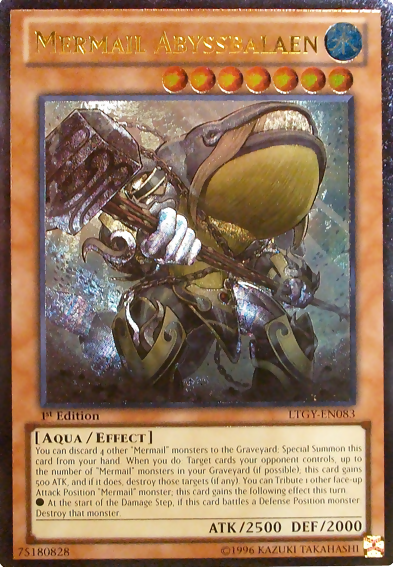 Mermail Abyssbalaen [LTGY-EN083] Ultimate Rare | Chromatic Games