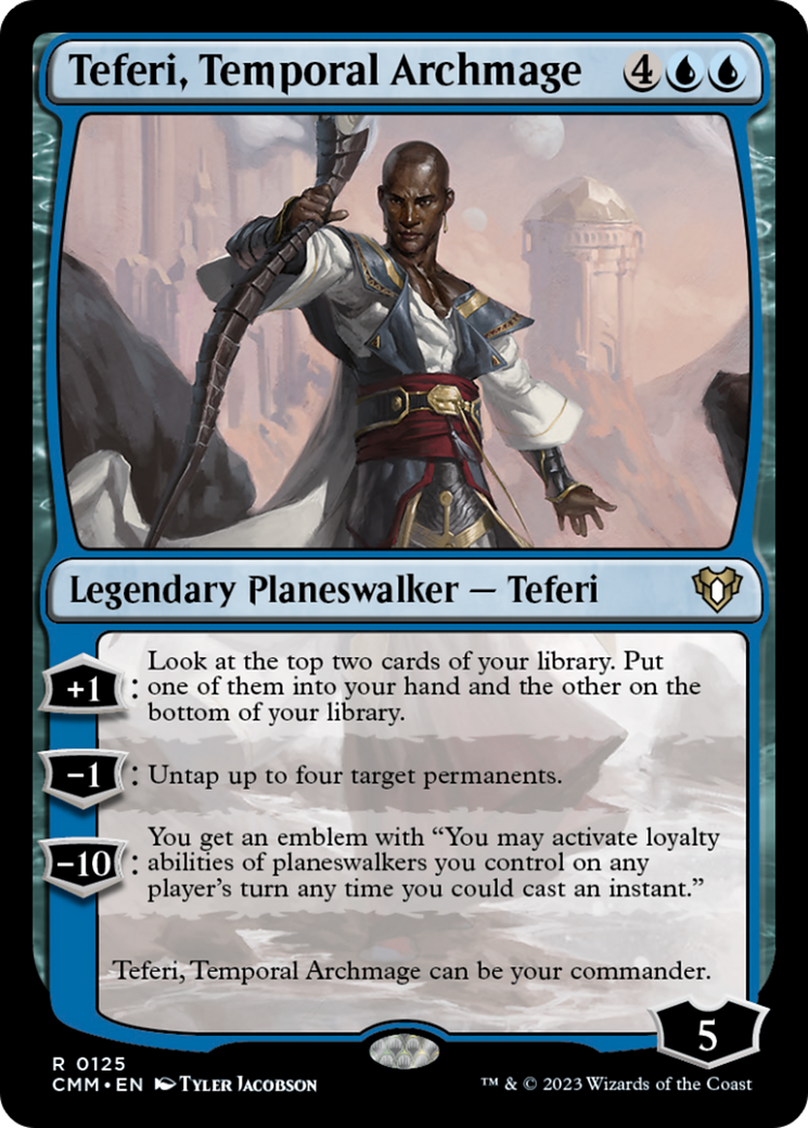 Teferi, Temporal Archmage [Commander Masters] | Chromatic Games