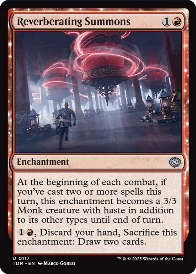 Reverberating Summons [Tarkir: Dragonstorm] | Chromatic Games