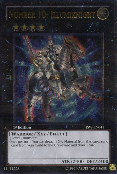 Number 10: Illumiknight [PHSW-EN041] Ultimate Rare | Chromatic Games