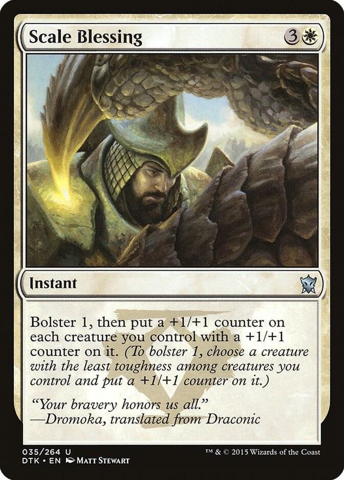 Scale Blessing 35/264 (Dragons of Tarkir)  | Chromatic Games