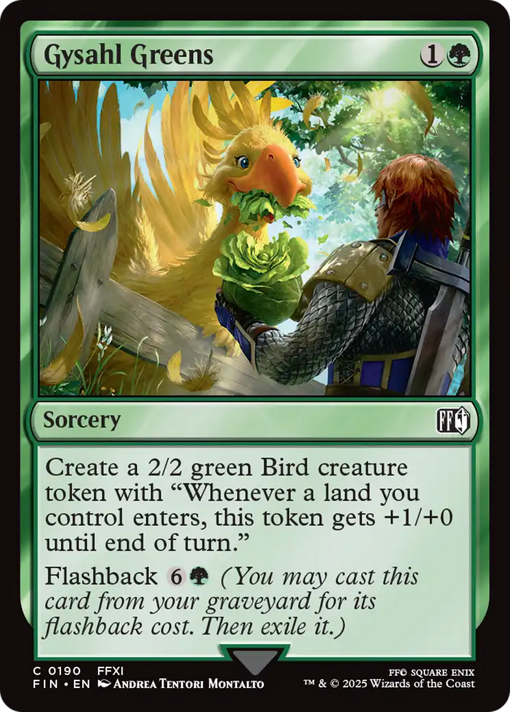 Gysahl Greens [FINAL FANTASY] | Chromatic Games