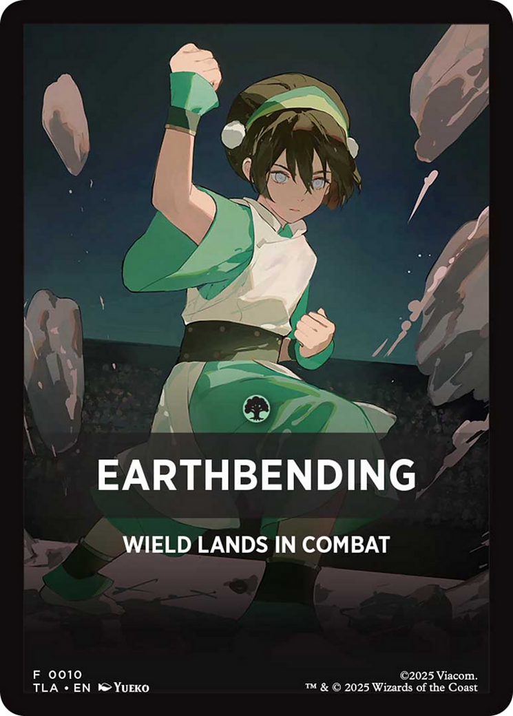 Earthbending Theme Card [Avatar: The Last Airbender] | Chromatic Games