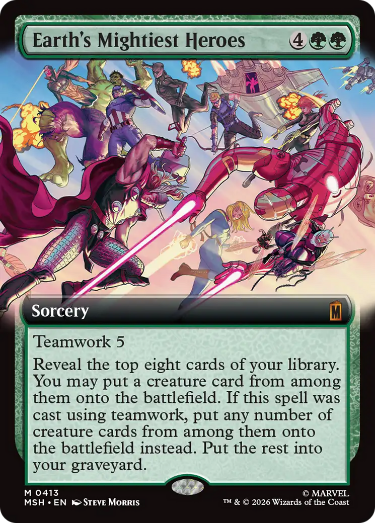 Earth's Mightiest Heroes (Extended Art) [Marvel Super Heroes] | Chromatic Games