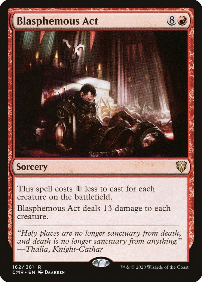 Blasphemous Act 162 (Commander Legends)  - Foil | Chromatic Games