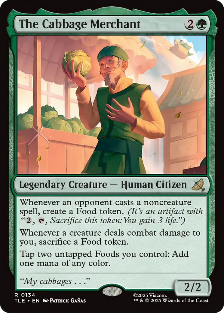 The Cabbage Merchant [Avatar: The Last Airbender: Eternal-Legal] | Chromatic Games
