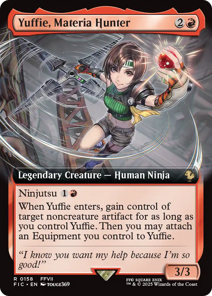 Yuffie, Materia Hunter (Extended Art) [FINAL FANTASY Commander] | Chromatic Games