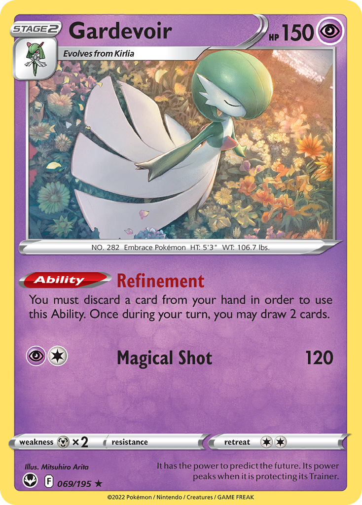 Gardevoir (069/195) (Theme Deck Exclusive) [Sword & Shield: Silver Tempest] | Chromatic Games