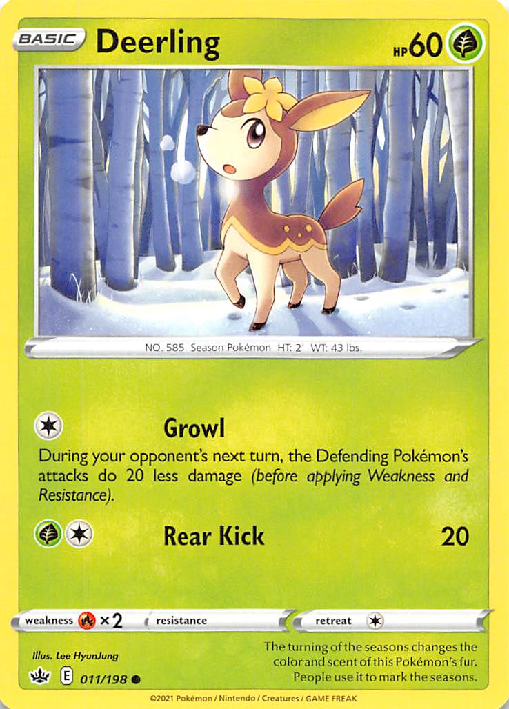 Deerling (011/198) [Sword & Shield: Chilling Reign] | Chromatic Games