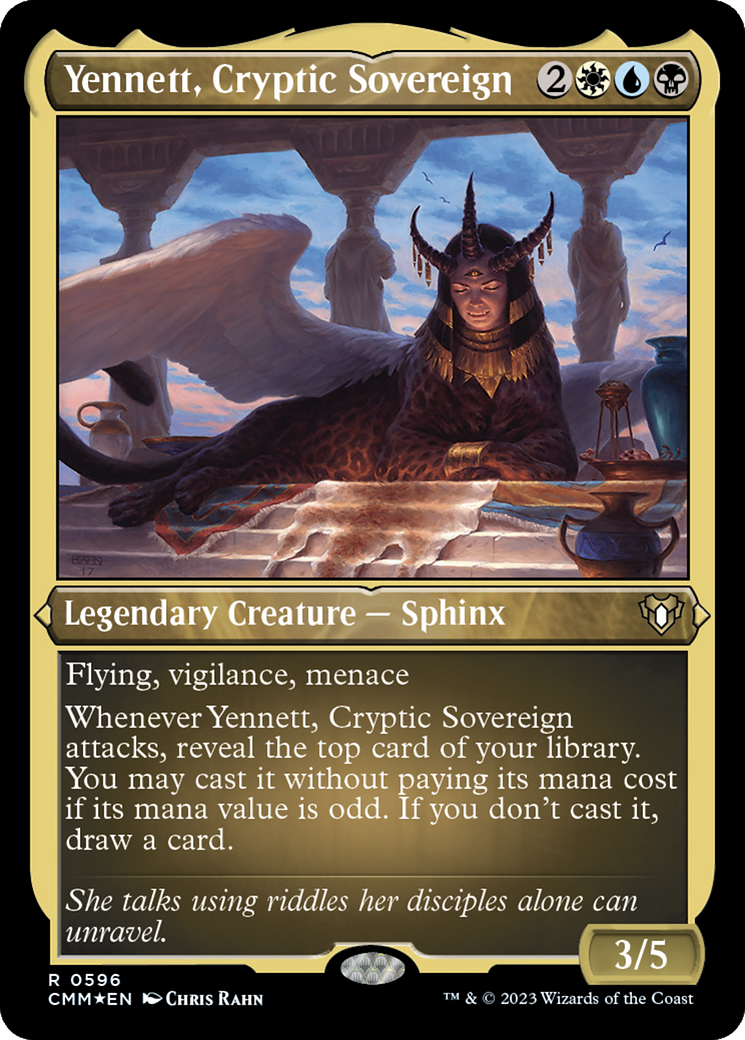 Yennett, Cryptic Sovereign (Foil Etched) [Commander Masters] | Chromatic Games